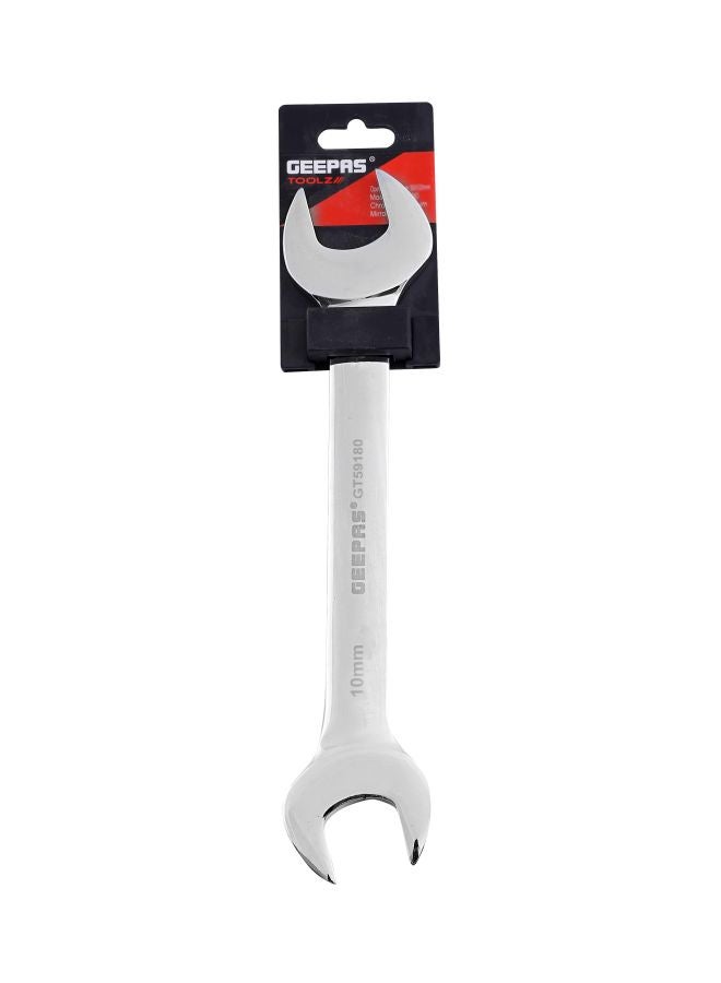GEEPAS Open End Spanner Silver 10x11mm - Image 1