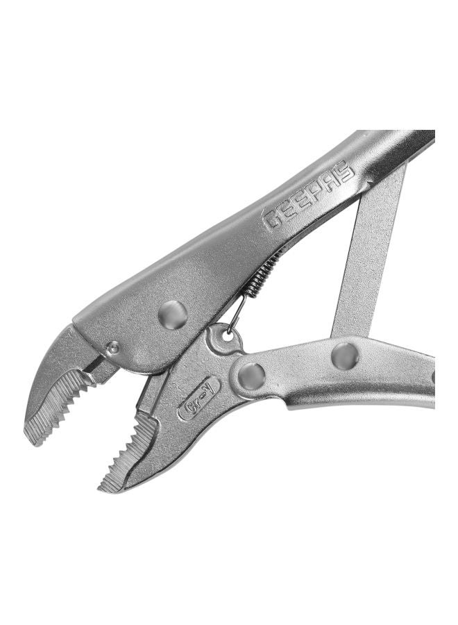 GEEPAS Curved Jaw Locking Plier Silver 7inch  - Image 3