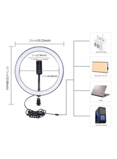 docooler LED Photography Ring Light Set White/Black  - Image 4