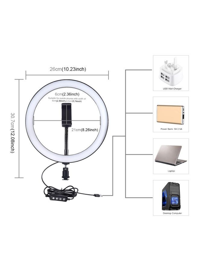 docooler LED Photography Ring Light Set White/Black  - Image 4