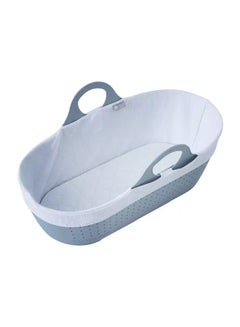 tommee tippee Sleepee Moses Basket With Stand - Grey/White  - Image 4