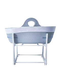 tommee tippee Sleepee Moses Basket With Stand - Grey/White  - Image 3