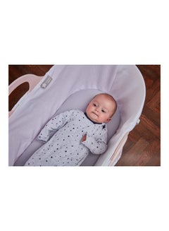 tommee tippee Sleepee Moses Basket With Stand - Mint Green/White  - Image 4