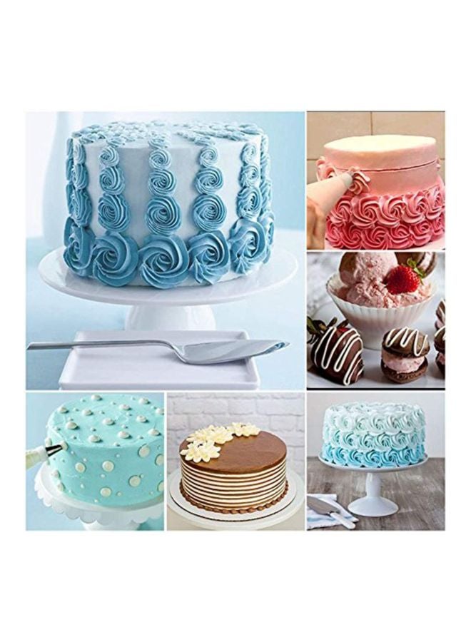 بيوينتي مجموعة تزيين الكيك مكونة من 42 قطعة أزرق / فضي / أبيض - Image 5