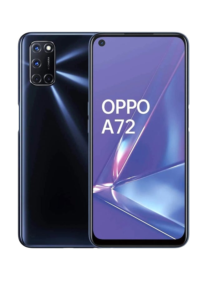 OPPO - A72 Dual SIM Twilight Black 8GB RAM 128GB 4G LTE - Image 1