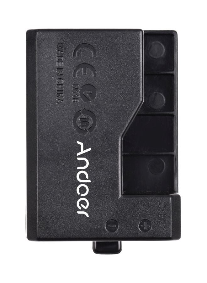 ANDOER USB Dummy Battery DC Coupler Charging Adapter Black - Image 3