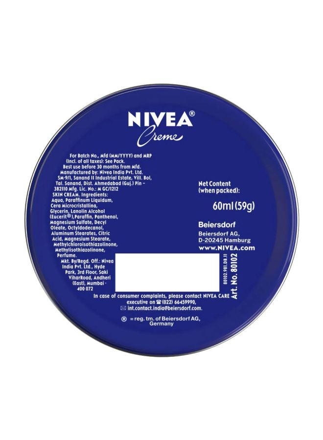Nivea Moisturizing Creme Blue 60ml - Image 2
