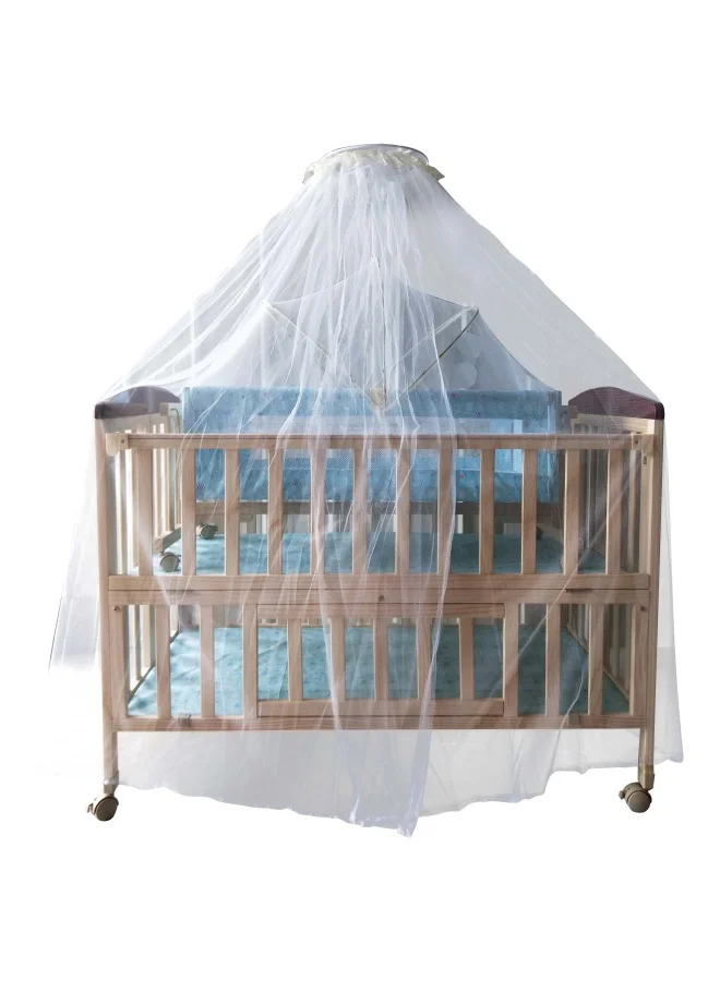 Baby love Wooden Bed With Mosquito Net