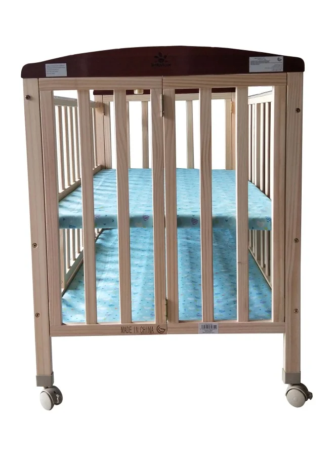 Baby love Wooden Bed With Mosquito Net