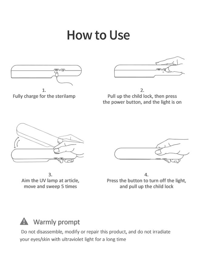 أوسامس جهاز تعقيم بالأشعة فوق البنفسجية بتصميم محمول باليد - Image 5