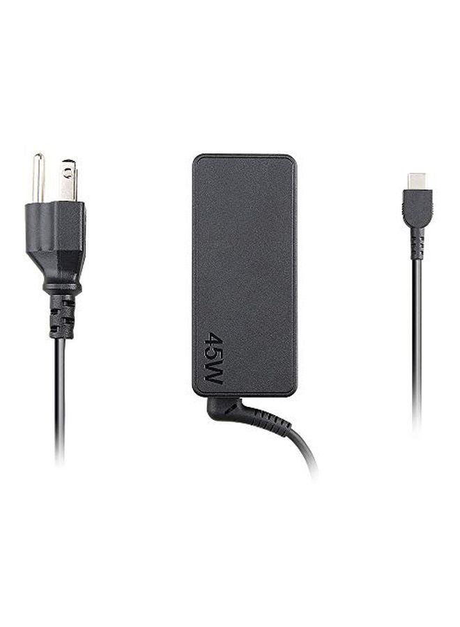 USB-C Power Adapter For Lenovo Laptop Black