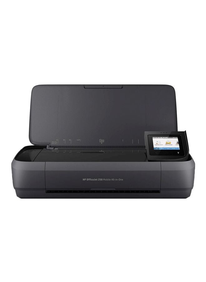 HP - OfficeJet 250 All-In-One Printer With Mobile Print/Scan/Copy/Wi-Fi Function Black - Image 1