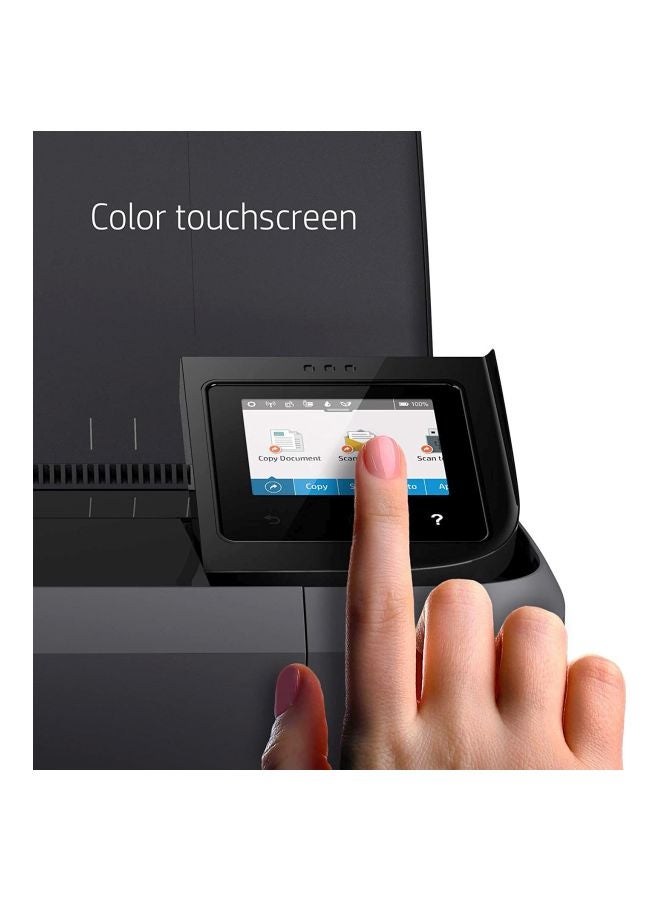 HP - OfficeJet 250 All-In-One Printer With Mobile Print/Scan/Copy/Wi-Fi Function Black - Image 1