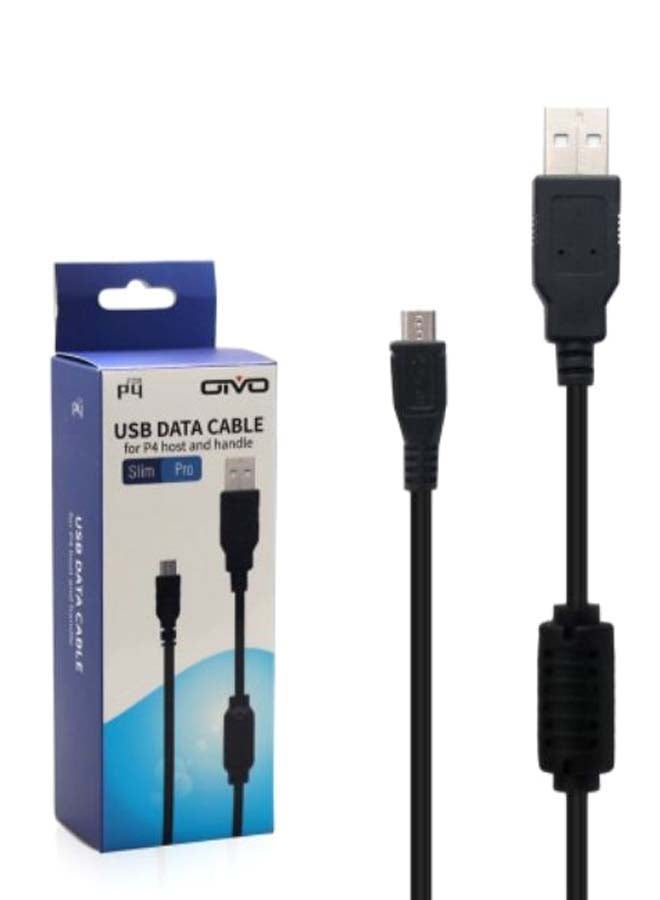 كابل بيانات USB لذراع تحكم بلايستيشن 4