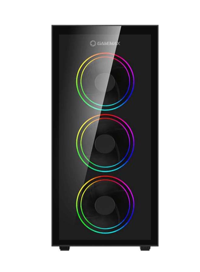 Gamemax - Draco XD RGB Mid Tower 4 Fan Computer Case - Image 1