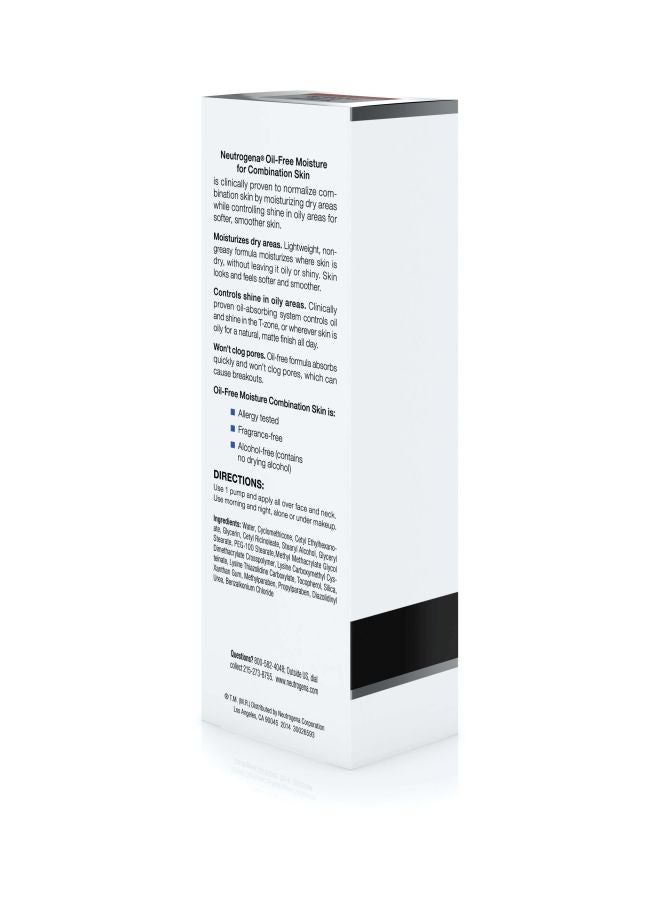 Neutrogena - Oil Free Moisture Combination Skin 118ml - Image 1