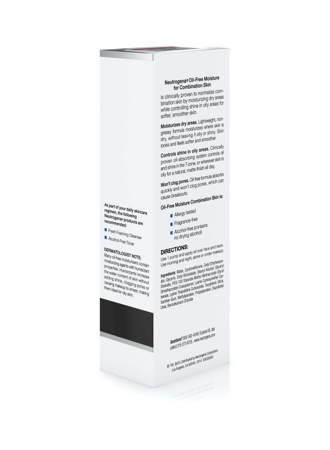 Neutrogena - Oil Free Moisture Combination Skin 118ml - Image 1