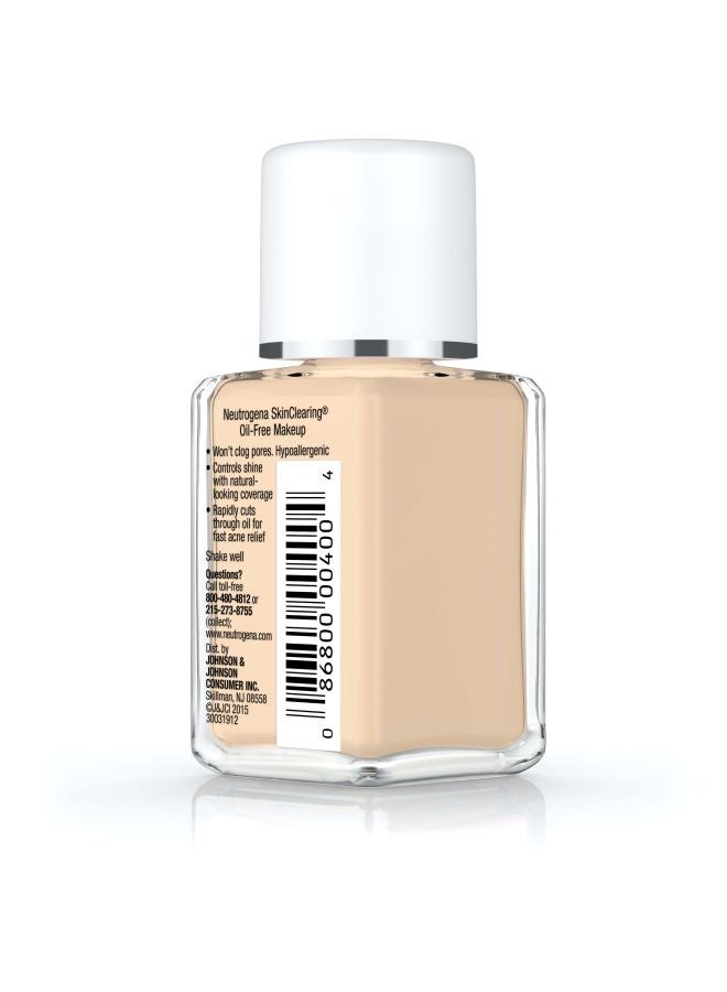 Neutrogena Skin Clearing Oil Free Makeup - Classic Ivory 10 beige 30ml  - Image 5