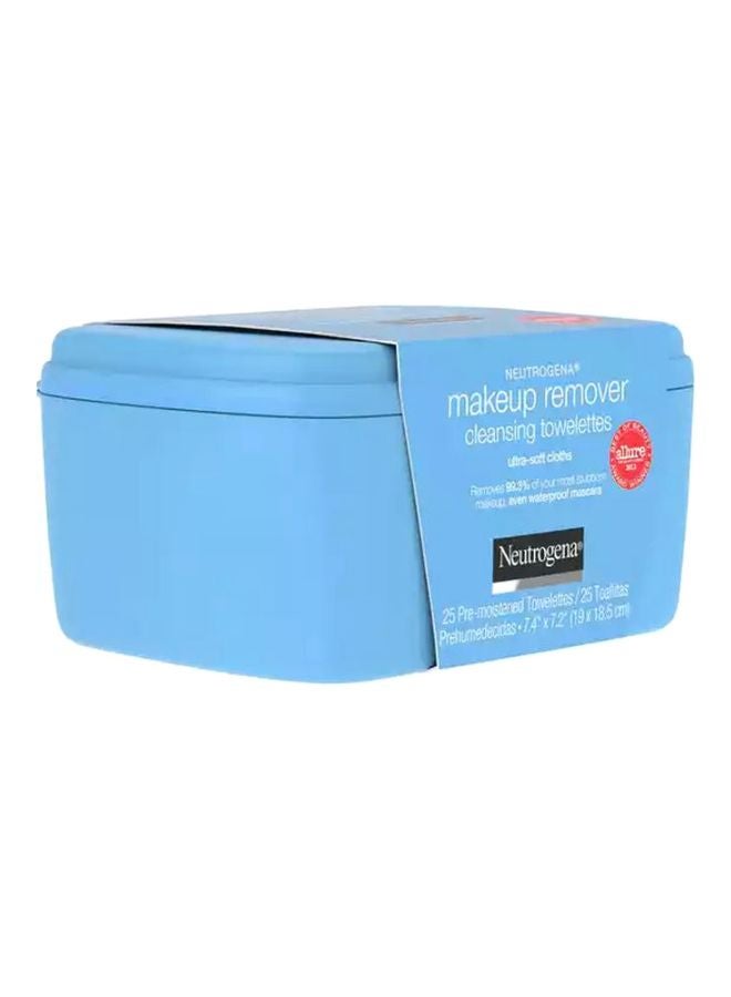 Neutrogena Pack Of 6 Ultra-Soft Makeup Remover Cleansing Towelette 7.4 x 7.2 inchesinch - Image 2