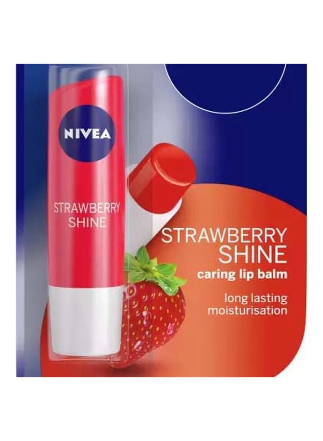 نيفيا مرطب شفاه ستروبري شاين بالفراولة أحمر 4.8جرام - Image 3