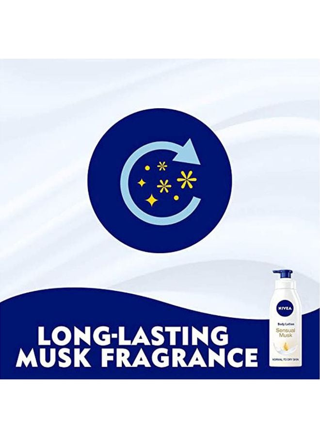نيفيا لوشن للجسم بعطر المسك أبيض 400ملليلتر - Image 3