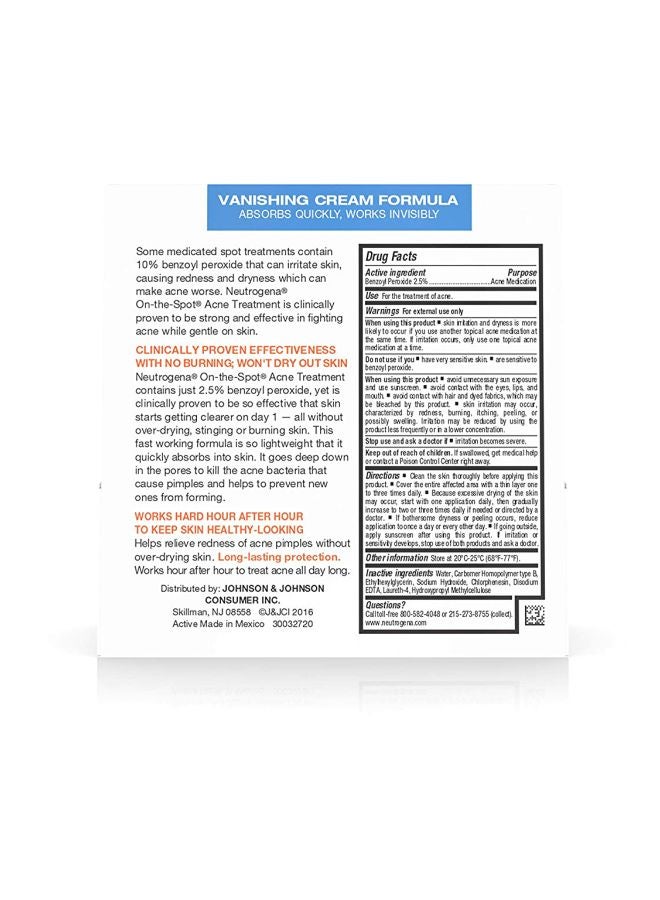 Neutrogena - On-The-Spot Acne Treatment 0.75ounce - Image 1