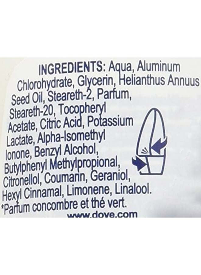 دوف مزيل العرق جو فريش بالخيار والشاي الأخضر مضاد للتعرق 50ملليلتر - Image 4