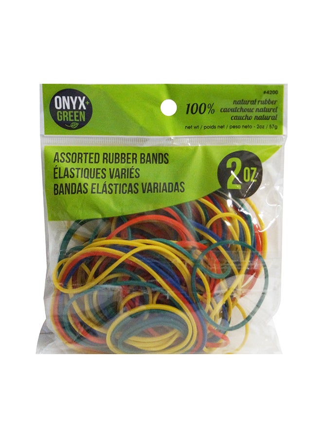 Onyx & Green Natural Rubber Band 2oz Multicolour - Image 2