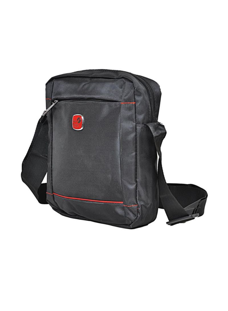 NEW TRAVEL - Polyester Crossover Bag Black - Image 1