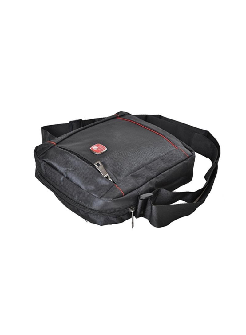 NEW TRAVEL - Polyester Crossover Bag Black - Image 1