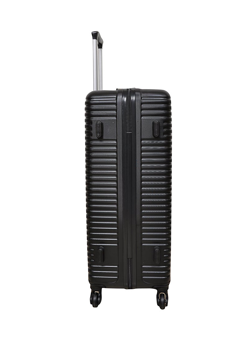 NEW TRAVEL - Hardside 4 Piece Luggage Trolley Set Black - Image 1