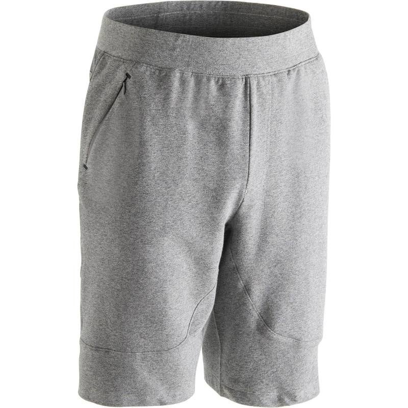 Solid Pilates Shorts Grey - Image 1