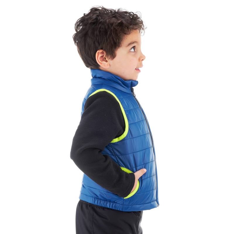 DECATHLON Kids Padded Gilet Jacket Blue  - Image 3