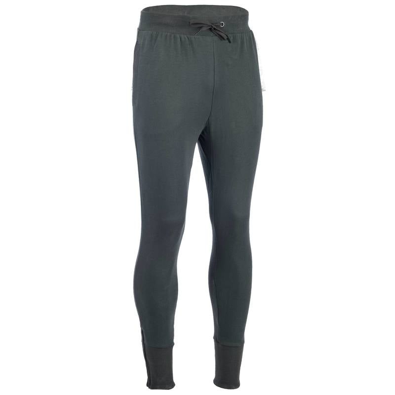 Solid Fitted Joggers Green  - Image 1
