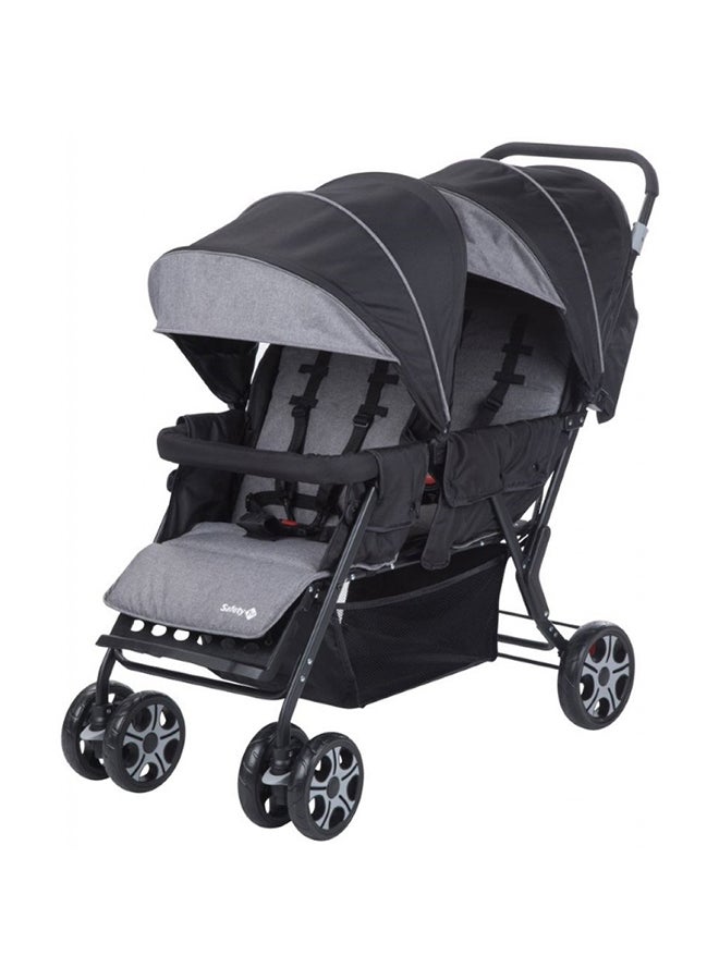 سيفتي فيرست عربية أطفال تيمي للتوائم - أسود شيك/رمادي - Image 1