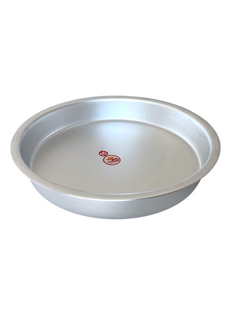 Aluminium Round Oven Tray Silver 24centimeter