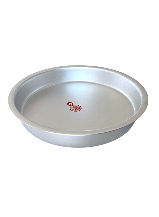 TAJ Aluminium Round Oven Tray Silver 30centimeter