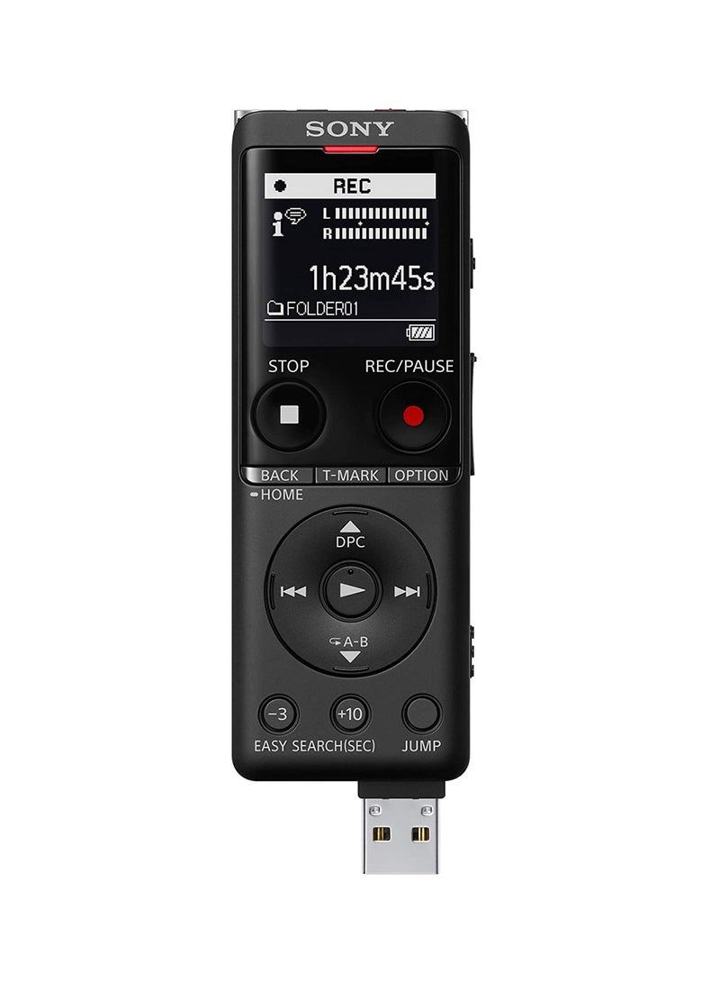 Sony - Digital Voice Recorder ICD-UX570/B / ICD-UX570F / ICD-UX570FBC Black - Image 1