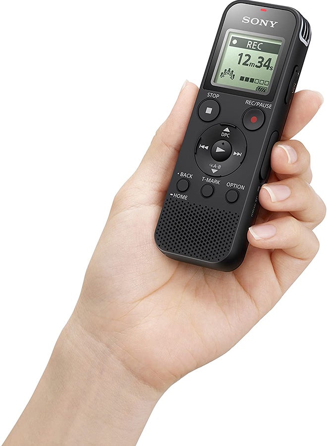 سوني - مسجل صوت رقمي ICD-PX470 مع كابل USB مدمج ICD-PX470/B أسود - Image 1