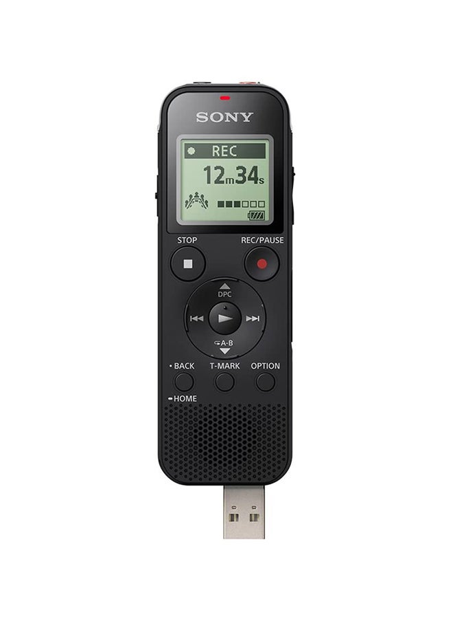 سوني - مسجل صوت رقمي ICD-PX470 مع كابل USB مدمج ICD-PX470/B أسود - Image 1
