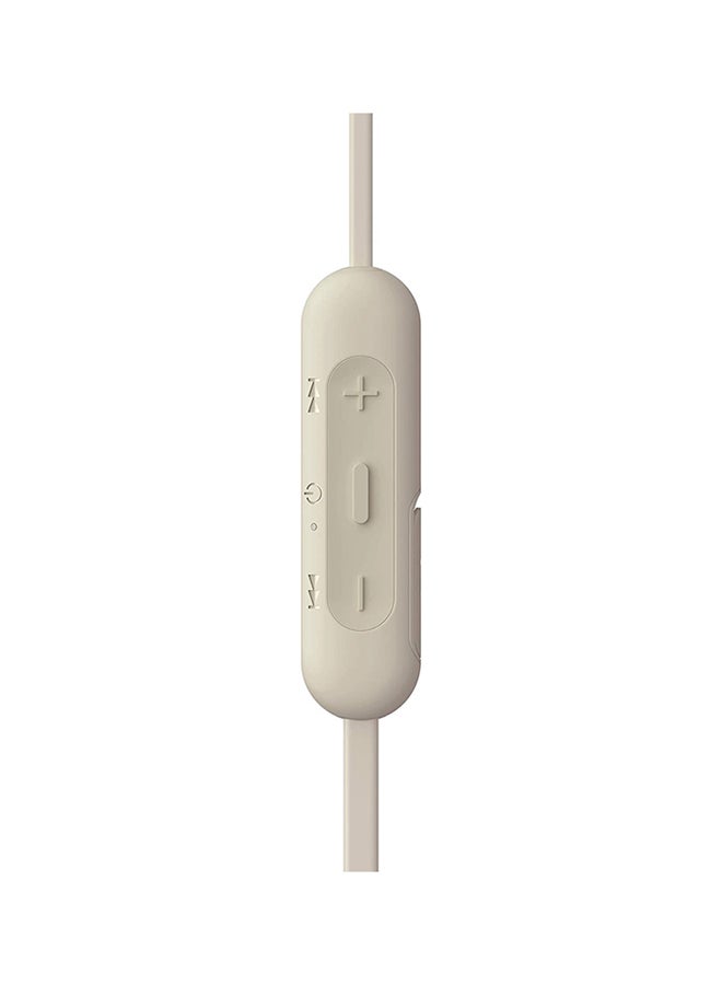 سوني - سماعة أذن داخلية تعمل بالبلوتوث مع ميكروفون طراز WI-C310 ذهبي - Image 1