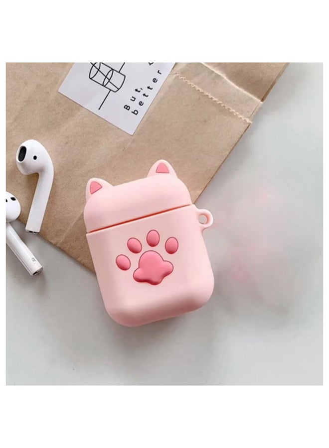 Generic - Silicone Cartoon Protective Case Cover For Apple AirPods Pink - Image 1
