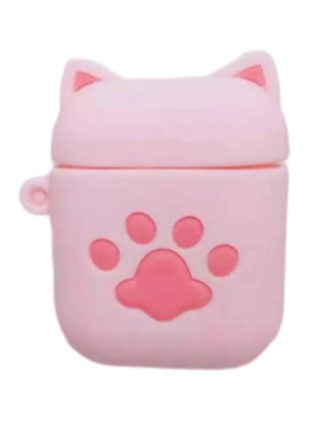Generic - Silicone Cartoon Protective Case Cover For Apple AirPods Pink - Image 1
