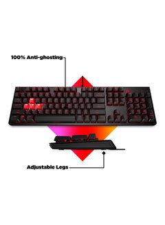 HP OEM Encoder Gaming Keyboard Black/Red  - Image 2
