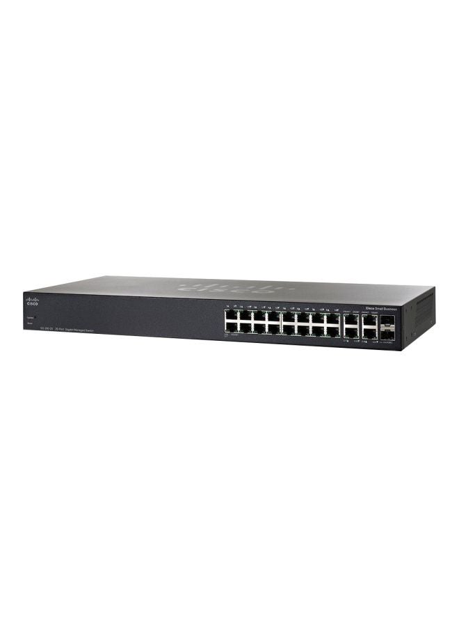 CISCO 20-Port Gigabit Managed Switch Black/Silver  - Image 1