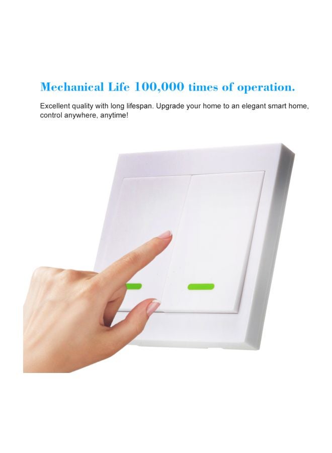 2-Piece Wi-Fi Smart Switch White