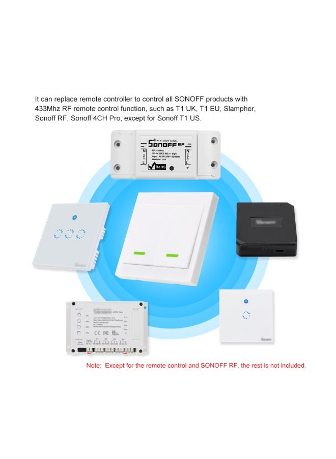 SONOFF 3-Piece Wi-Fi Smart Switch White - Image 5