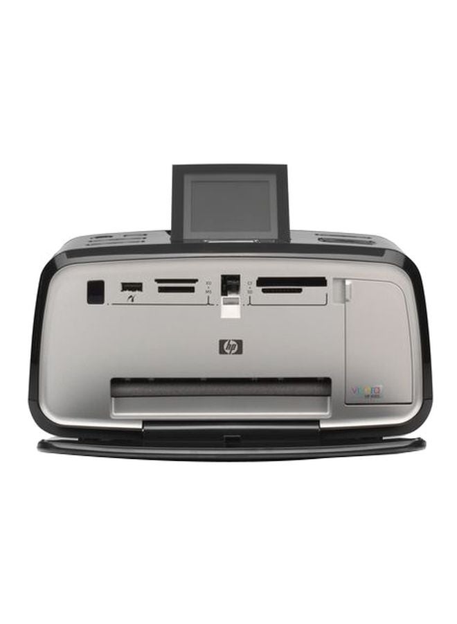 HEWLETT PACKARD - Photosmart A717 Compact Photo Printer With Print Function Black/Silver - Image 1