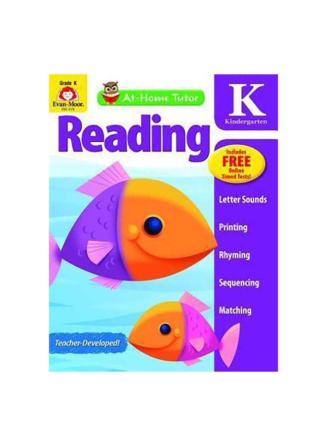 At-Home Tutor Reading, Kindergarten Paperback English by Evan-Moor Editor Team - 01/01/2014 