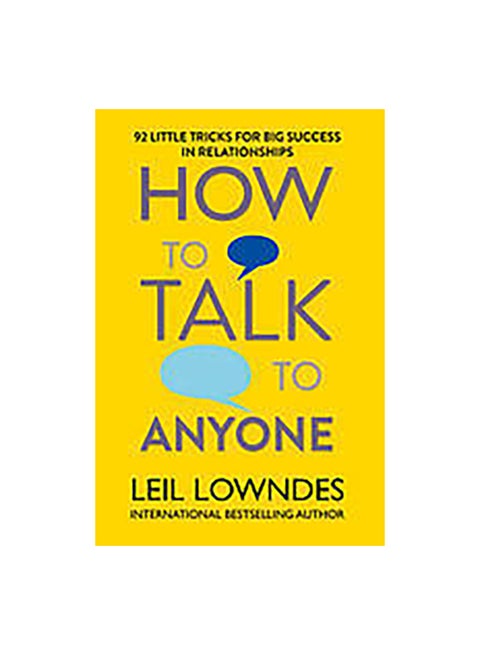 How to Talk to Anyone Paperback English by Leil Lowndes - 01/03/1999